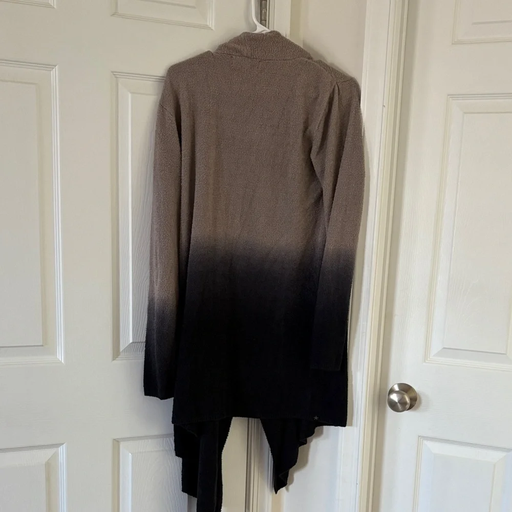 Barefoot Dreams CozyChic Lite Ombrée Calypso Wrap Cardigan - Picture 6 of 7
